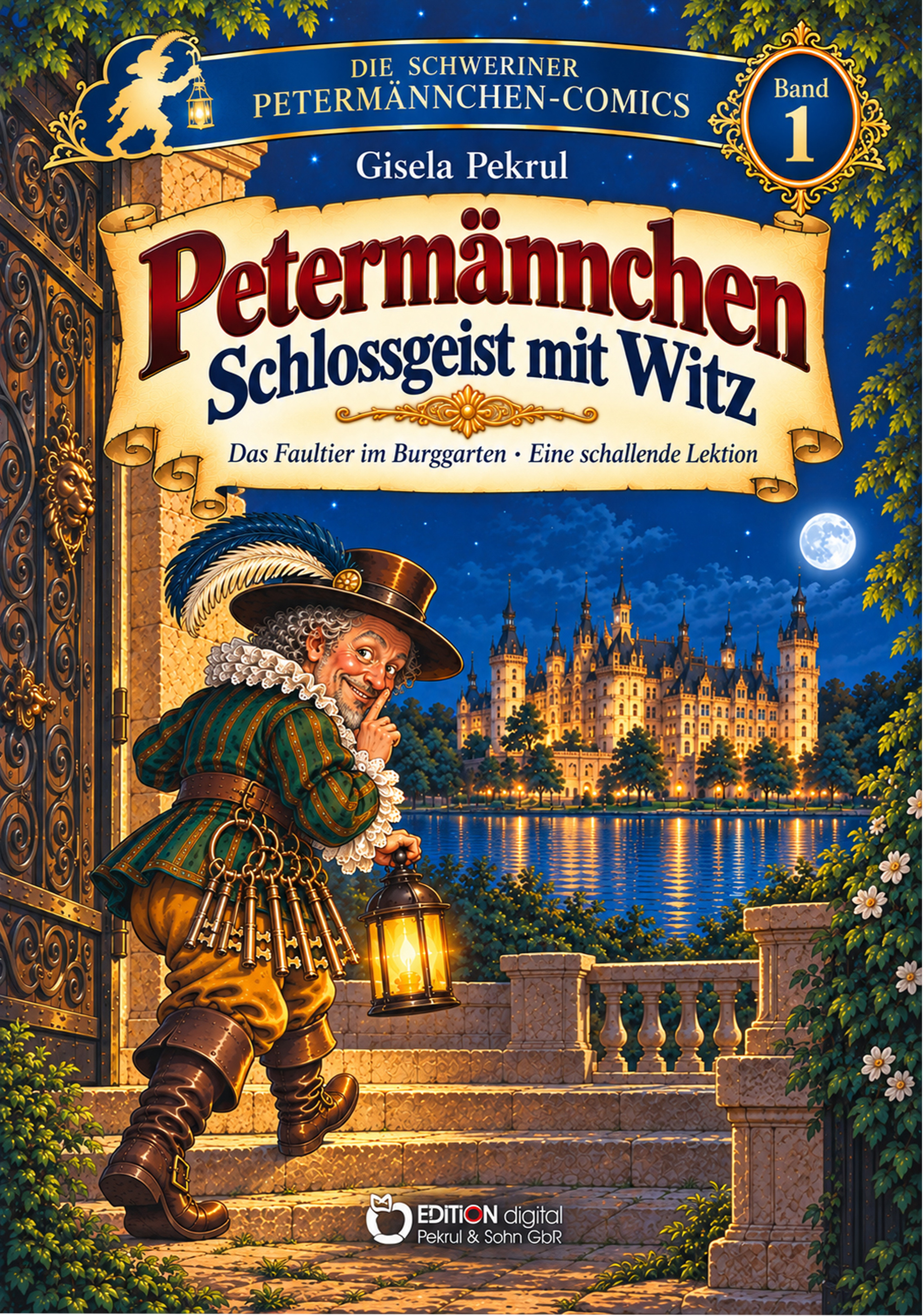 Buchcover: Petermännchen Schlossgeist mit Witz