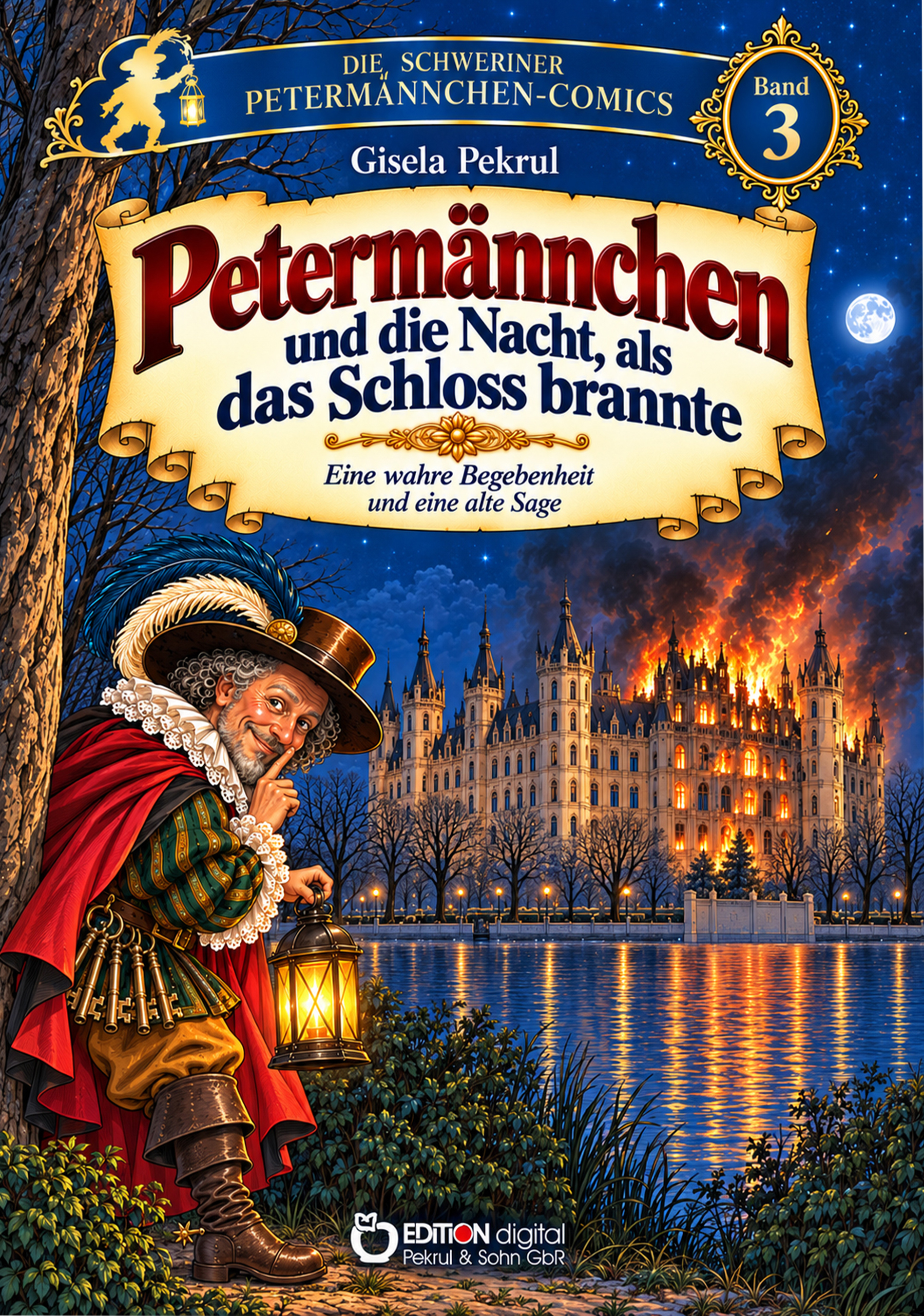 Buchcover: Petermännchen und die Nacht, als das Schloss brannte