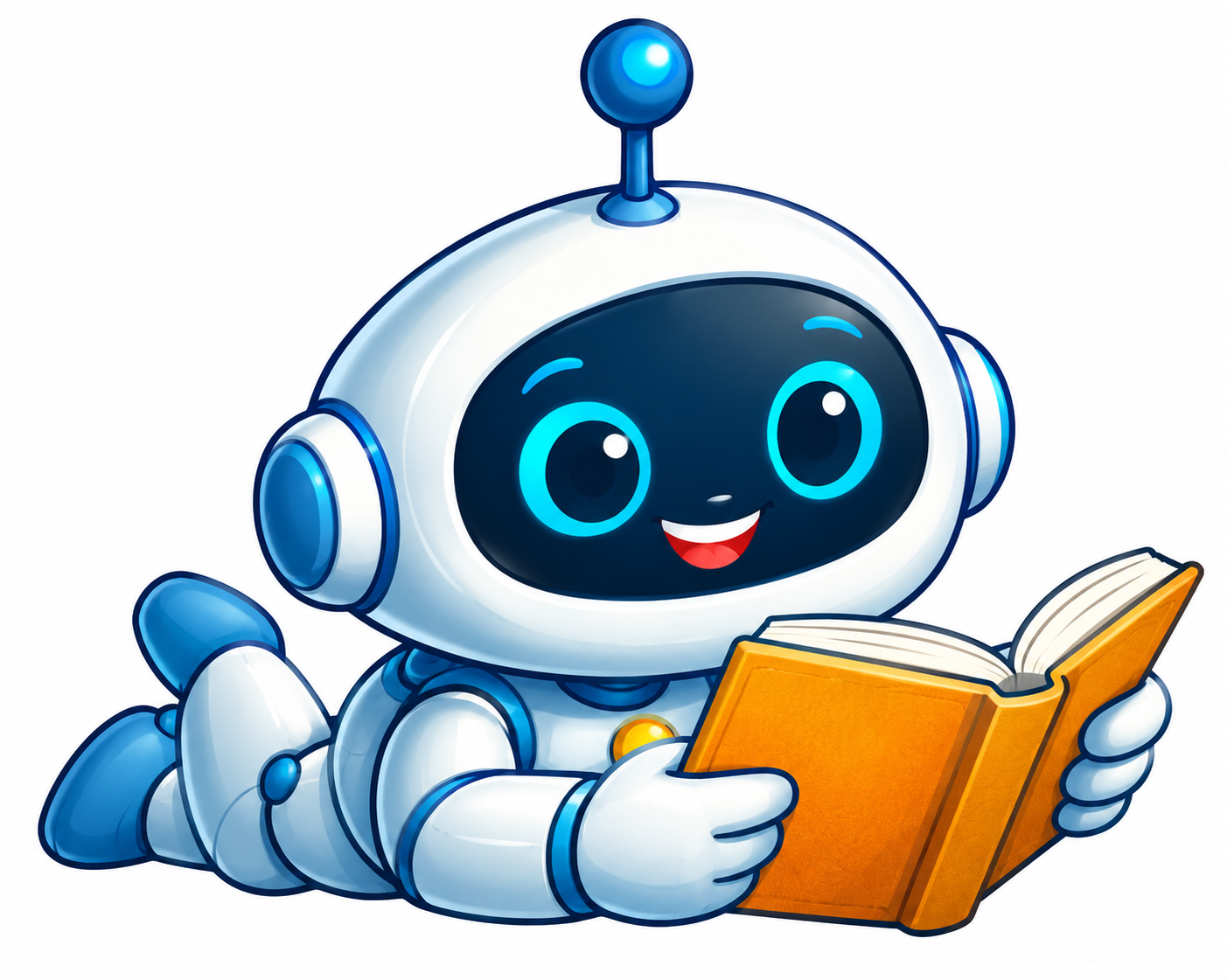 Buchberater mit Buch